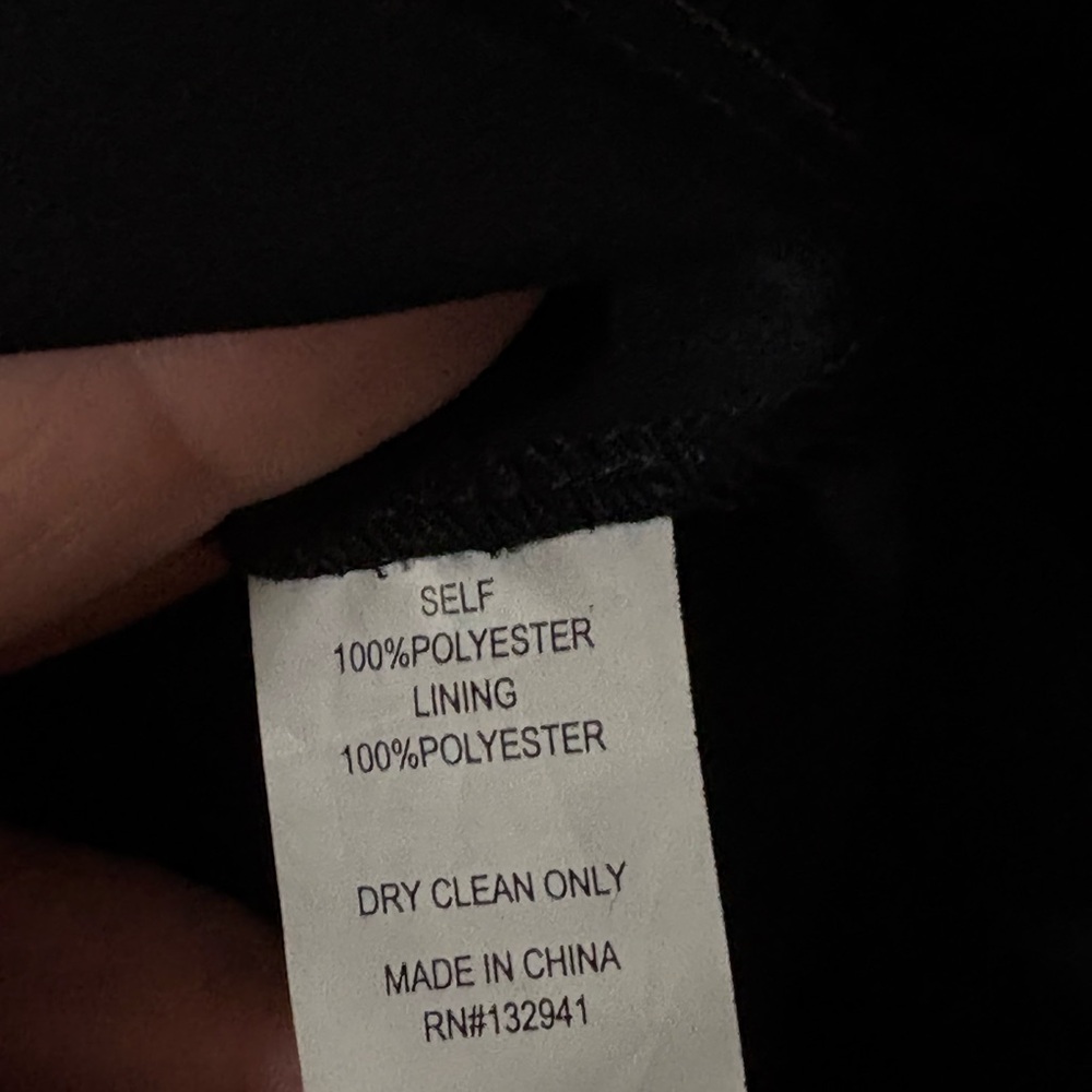 Amanda Uprichard Edrina Dress in Solid Black NWOT Sz. XS Sz. 0 - Picture 12 of 13